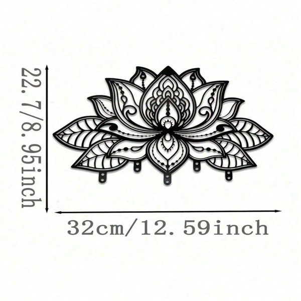 CIFbuy时尚金属墙壁钥匙信件收纳架 多功能入口收纳储物壁挂饰（TikTok、temu下自提）-6