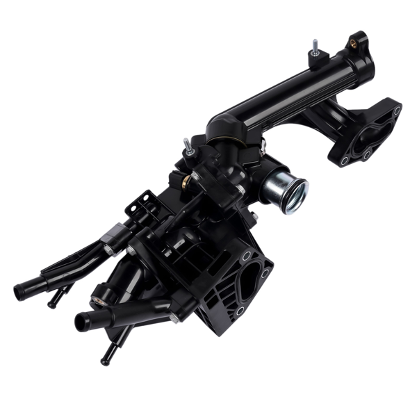 节温器总成 Coolant Thermostat Housing Black Fit for Hyundai Genesis 3.8L 4-Door 2009-2011 25600-3C660-3