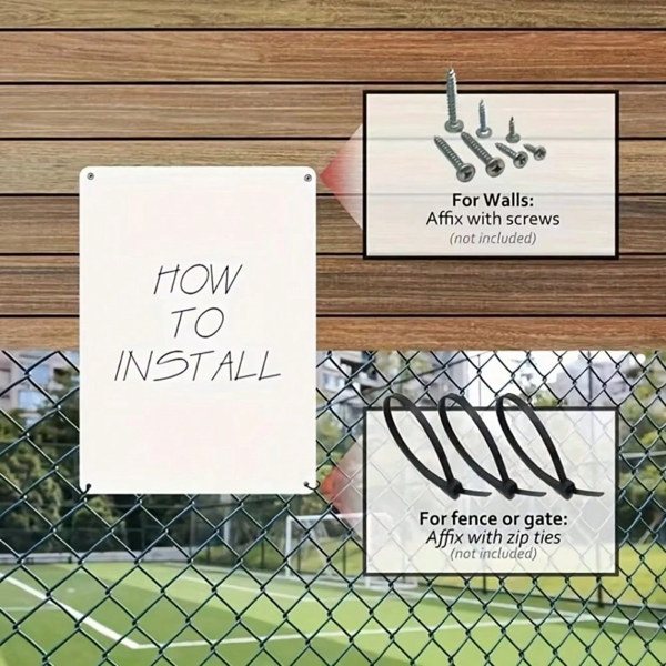 CIFbuy Drive Post Tow No Parking Sign Weatherproof Commercial Industrial(TikTok、temu下自提)-9