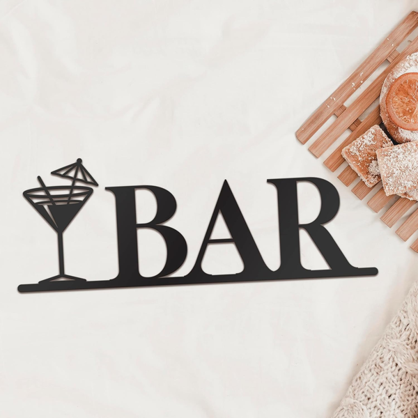 CIFbuy复古黑铁快乐时光标志牌乡村酒吧墙面装饰家居酒吧男人洞户外露台游戏室(TikTok、temu下自提)-4