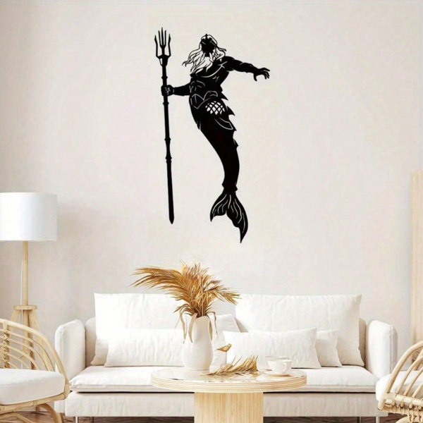 CIFbuy精美海王海后金属壁饰套件 神话海洋装饰品 手工艺独特礼物（TikTok、temu下自提）-5