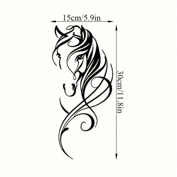 CIFbuy复古工业马金属壁饰客厅办公室酒吧礼物(TikTok、temu下自提)-3