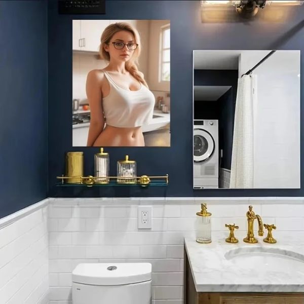 CIFbuy时尚现代客厅铝金属壁画家居装饰品(TikTok、temu下自提)-6