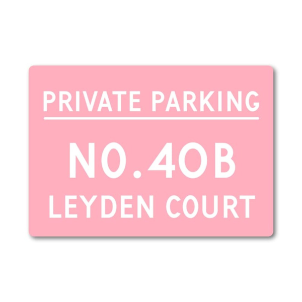 CIFbuy个性化金属私人停车场标牌完美定制门牌号和街道名称(TikTok、temu下自提)-7