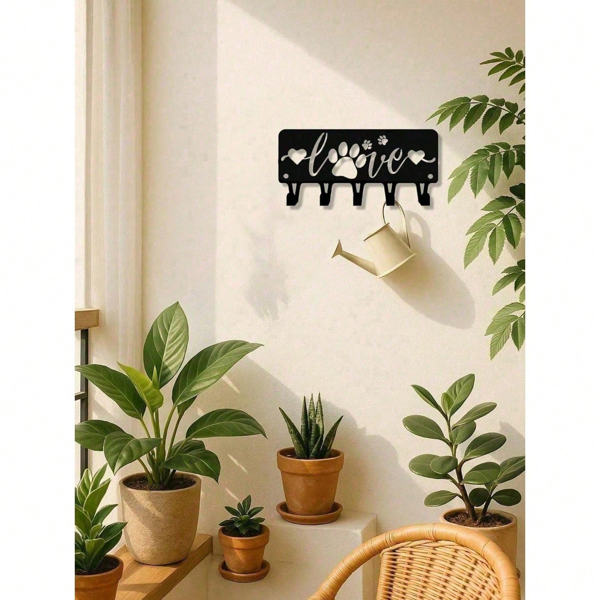 CIFbuy现代小狗钥匙挂钩套装实用美观可挂钥匙外套毛巾帽子包包（TikTok、temu下自提）-8