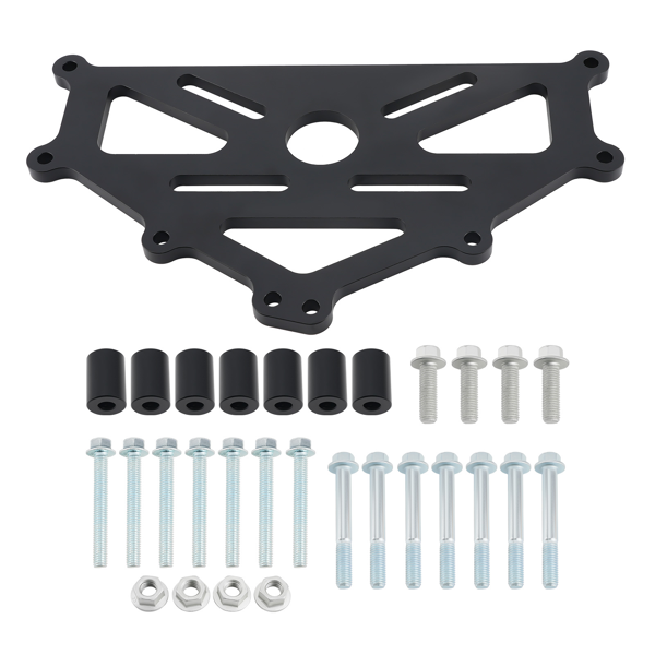 发动机支架安装套件，适用于雪佛兰LS/LT/SBC/BBC发动机，重型铝制适配器-1