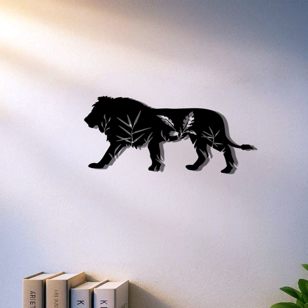 CIFbuy哥特风复古狮子金属墙饰玄关客厅书房装饰(TikTok、temu下自提)-5