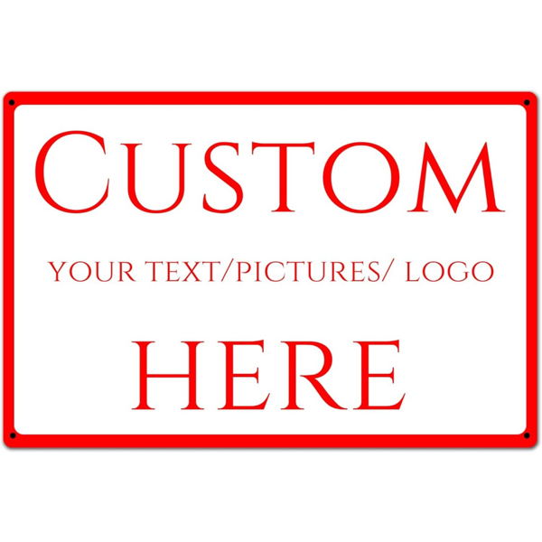 CIFbuy定制个性化金属标志牌防水反光商业家用多尺寸万圣节圣诞节新年礼物(TikTok、temu下自提)-1