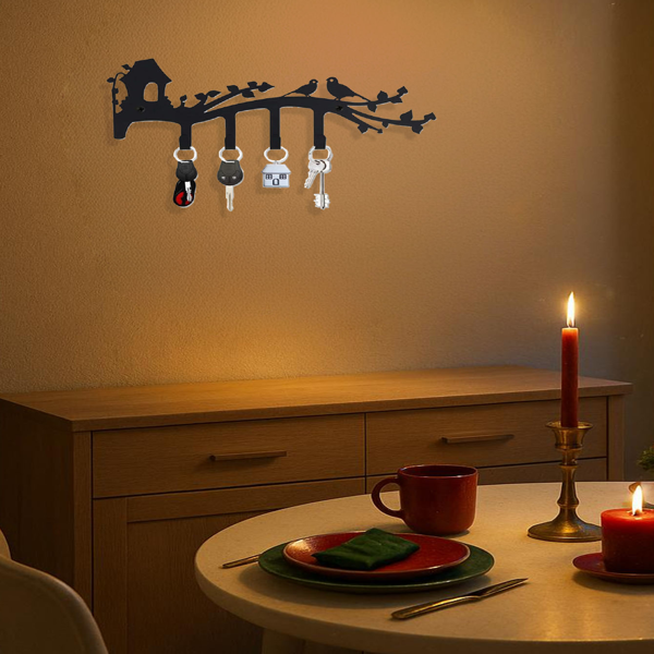 CIFbuy复古墙面4钩挂衣架 TikTok、temu下自提-5