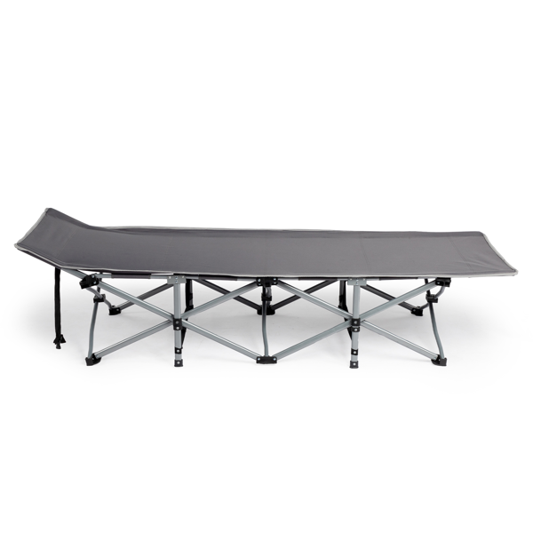 75*28*15in 灰色 户外行军床 10脚铁管 牛津布 折叠翘头 带软垫 150kg-9