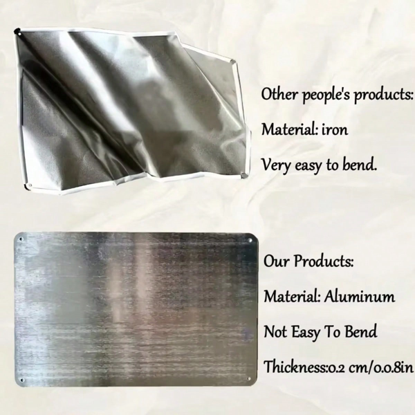 CIFbuy狗狗警示牌户外防水铝合金标牌坚固耐用庭院安全标识（TikTok、temu下自提）-4