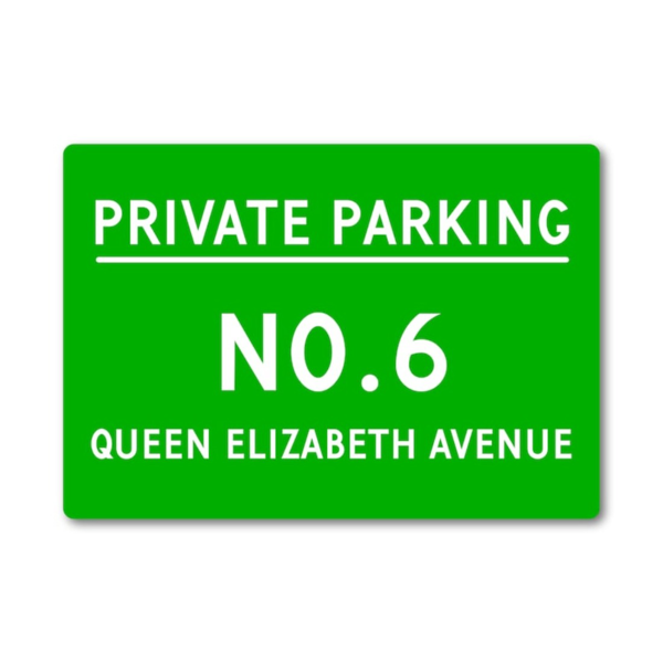 CIFbuy个性化金属私人停车场标牌完美定制门牌号和街道名称(TikTok、temu下自提)-6