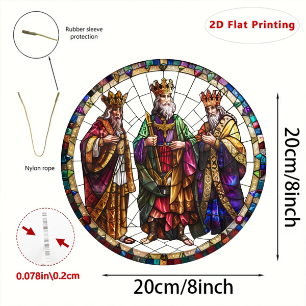 CIFbuy彩虹棱镜亚克力窗饰 彩色花园悬挂装饰品（TikTok、temu下自提）-2