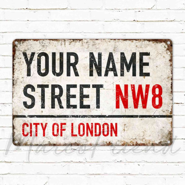 CIFbuy定制金属街道标志牌个性化门牌房号门牌号定制（TikTok、temu下自提）-2