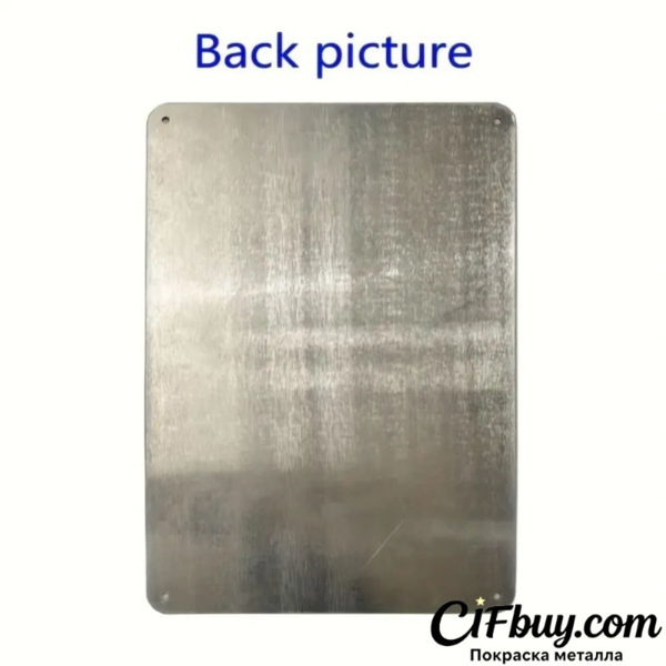 CIFbuy复古中世纪铝墙艺挂饰 8x12英寸 易安装（TikTok、temu下自提）-5