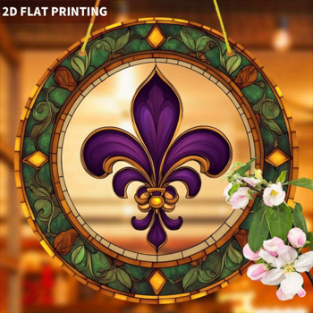 CIFbuy圆形阳光捕捉器 亚克力彩色玻璃风格窗挂装饰 家居节日装饰（TikTok、temu下自提）