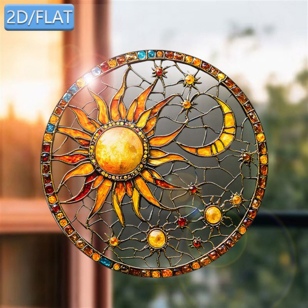 CIFbuy彩虹棱镜亚克力太阳捕捉器窗户挂饰家居花园装饰（TikTok、temu下自提）-2