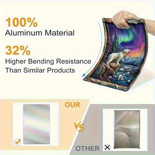 CIFbuy定制个性化金属标志牌防水反光商业家用多尺寸万圣节圣诞节新年礼物(TikTok、temu下自提)-5