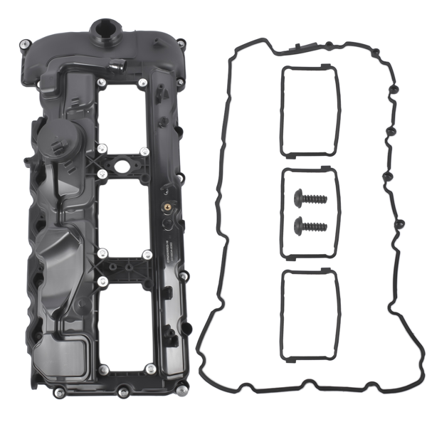 气门室盖 Engine Valve Cover w/Gasket 11127846359 Replacement for BMW S55 ENGINE M2 M3 M4 3.0L L6-4