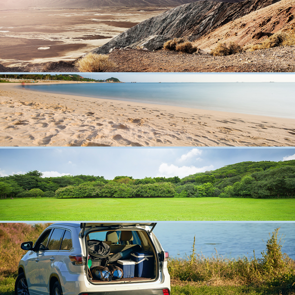 14人 红白色 露营帐篷 涤纶布 玻璃纤维杆 430*430*210cm-28