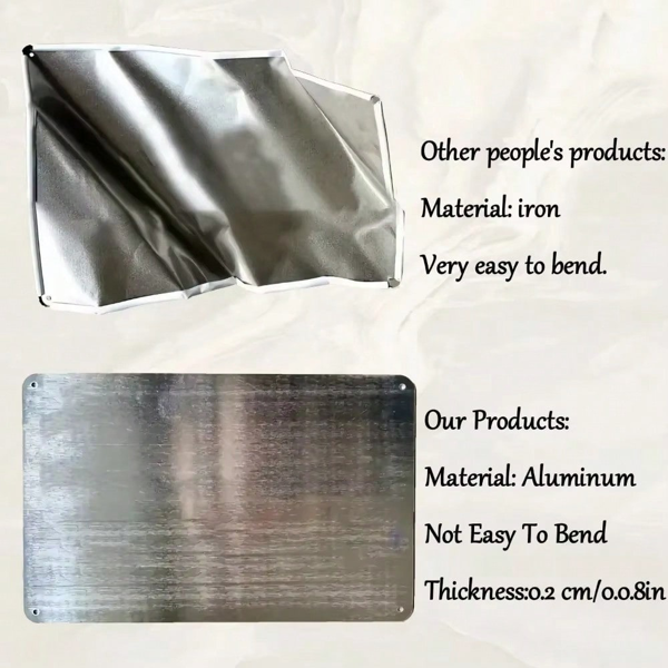 CIFbuy警告水上蜈蚣警示牌 8x12英寸 防水金属标识（TikTok、temu下自提）-4