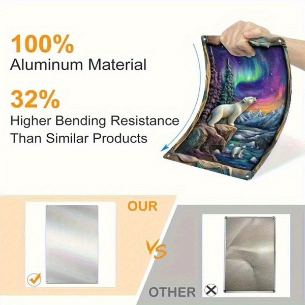 CIFbuy优胜美地国家公园定制距离标牌 个性化纪念品金属复古路牌复制品墙饰(TikTok、temu下自提)-4