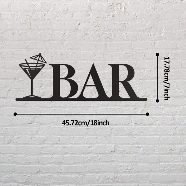 CIFbuy复古黑铁快乐时光标志牌乡村酒吧墙面装饰家居酒吧男人洞户外露台游戏室(TikTok、temu下自提)-5