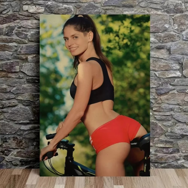 CIFbuy少女单车墙饰铝制骑行艺术现代家居装饰(TikTok、temu下自提)-1