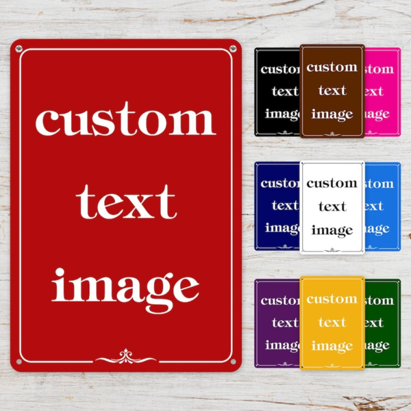 CIFbuy个性化定制金属标志户外商业安全标志标识牌(TikTok、temu下自提)-1