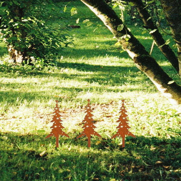 CIFbuy哥特黑猫造型铁制户外花园草坪天井装饰雕像（TikTok、temu下自提）-2