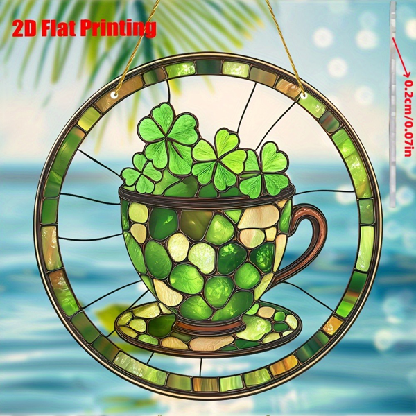 CIFbuy 彩虹窗挂咖啡杯创意亚克力装饰品 (TikTok、temu下自提)-1