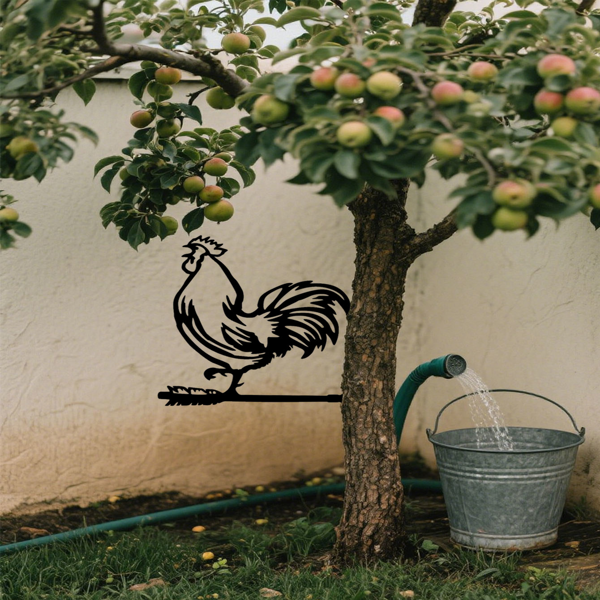 CIFbuy复古乡村风格室外铁制花园装饰艺术标牌墙挂(TikTok、temu下自提)-2