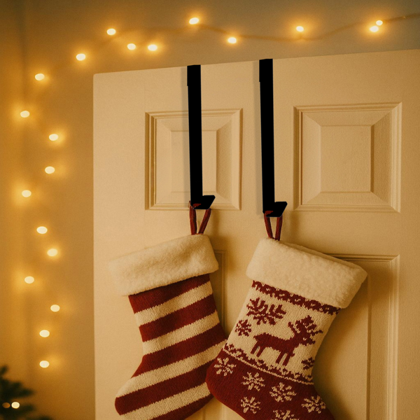 CIFbuy Halloween Christmas Door Decor Wreath Hanger Gothic Holiday Wall Decor for Home Office (TikTok、temu下自提)-1