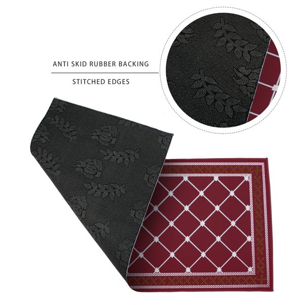 2片超吸水浴室地垫 - 速干防滑地垫，柔软舒适浴室地毯，适用于浴室、淋浴间、洗衣房、卧室、客厅、门垫、厨房地垫-5