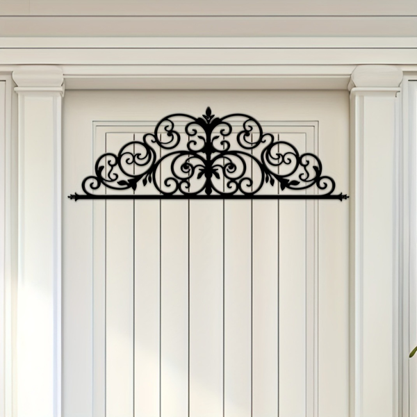 CIFbuy复古花卉铁门挂架可逆季节墙面门饰客厅卧室厨房浴室装饰(TikTok、temu下自提)-4