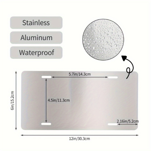CIFbuy定制金属标牌个性化塑料美国制造水平放置7x10英寸(TikTok、temu下自提)-3