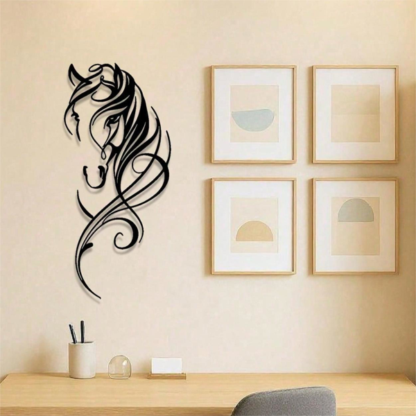 CIFbuy复古工业马金属壁饰客厅办公室酒吧礼物(TikTok、temu下自提)-4