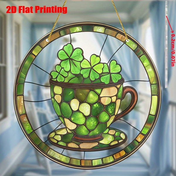 CIFbuy 彩虹窗挂咖啡杯创意亚克力装饰品 (TikTok、temu下自提)-6