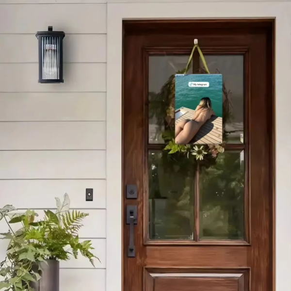 CIFbuy金发女郎2D平面金属装饰画 家居酒吧俱乐部卧室浴室装饰（TikTok、temu下自提）-4