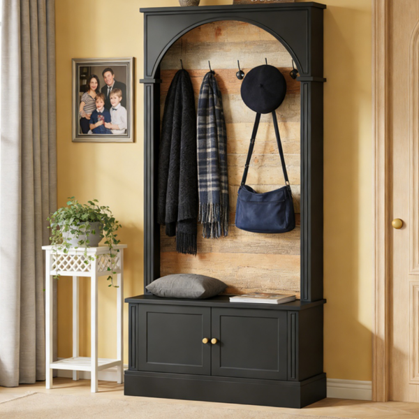 入口衣帽架鞋柜-7