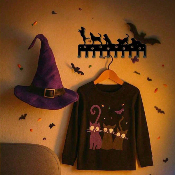 CIFbuy精致狗形壁挂钩  家居入口整理乡村风  办公室波西米亚装饰  爱狗人士节日礼物(TikTok、temu下自提)-5