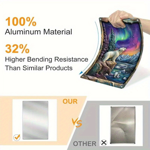 CIFbuy个性化定制金属门牌号码牌12x8英寸家居地址标识(TikTok、temu下自提)-6