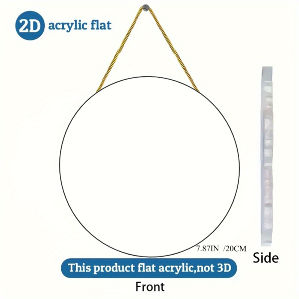 CIFbuy彩色雪人亚克力阳光捕捉窗饰圣诞假日家居花园装饰（TikTok、temu下自提）-5