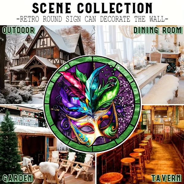 CIFbuy亚克力威尼斯特色挂饰防水家居装饰墙艺 (TikTok、temu下自提)-5