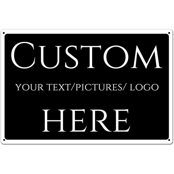 CIFbuy定制个性化金属标志牌防水反光商业家用多尺寸万圣节圣诞节新年礼物(TikTok、temu下自提)-2