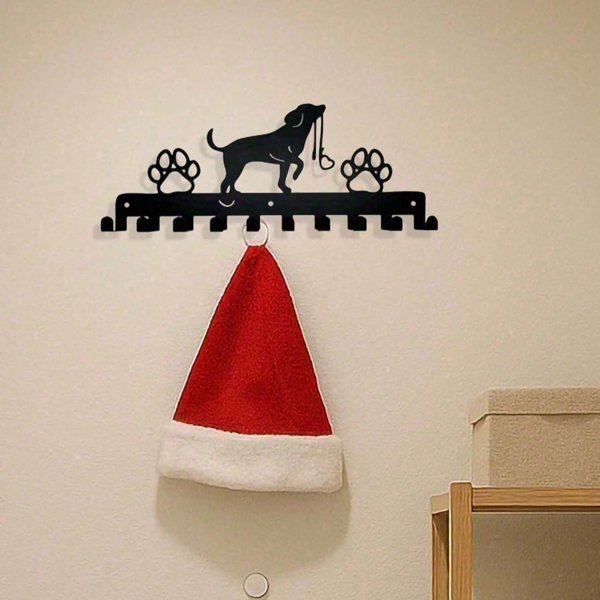 CIFbuy农家风金属狗挂钩墙面装饰 多功能门厅钥匙架厨房收纳 TikTok、temu下自提-5