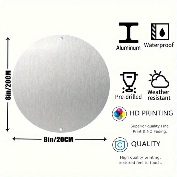 CIFbuy复古金属圆牌经典机车绘画墙饰（TikTok、temu下自提）-5