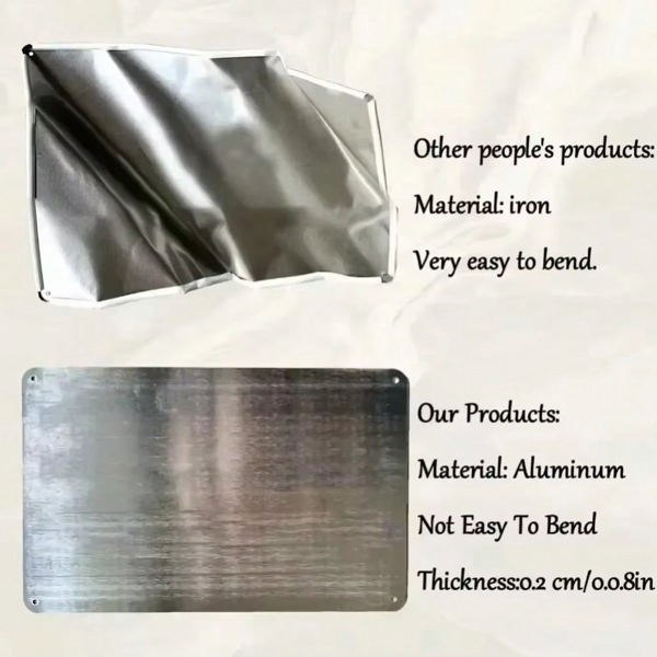 CIFbuy时尚防眩防锈复古室内装饰金属墙面艺术标牌（TikTok、temu下自提）-6