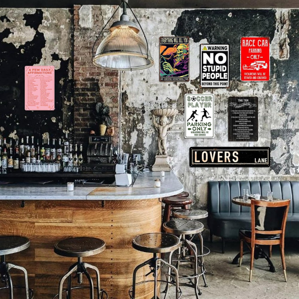 CIFbuy男孩足球卧室现代金属装饰壁牌 TikTok、temu下自提-6