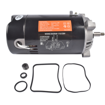 泳池水泵电机 UST1102 Pool Pump Motor 1HP 115V/230V 3450 RPM Replacement for Hayward Super Pump, Max-Flo, Super II SP2607X10